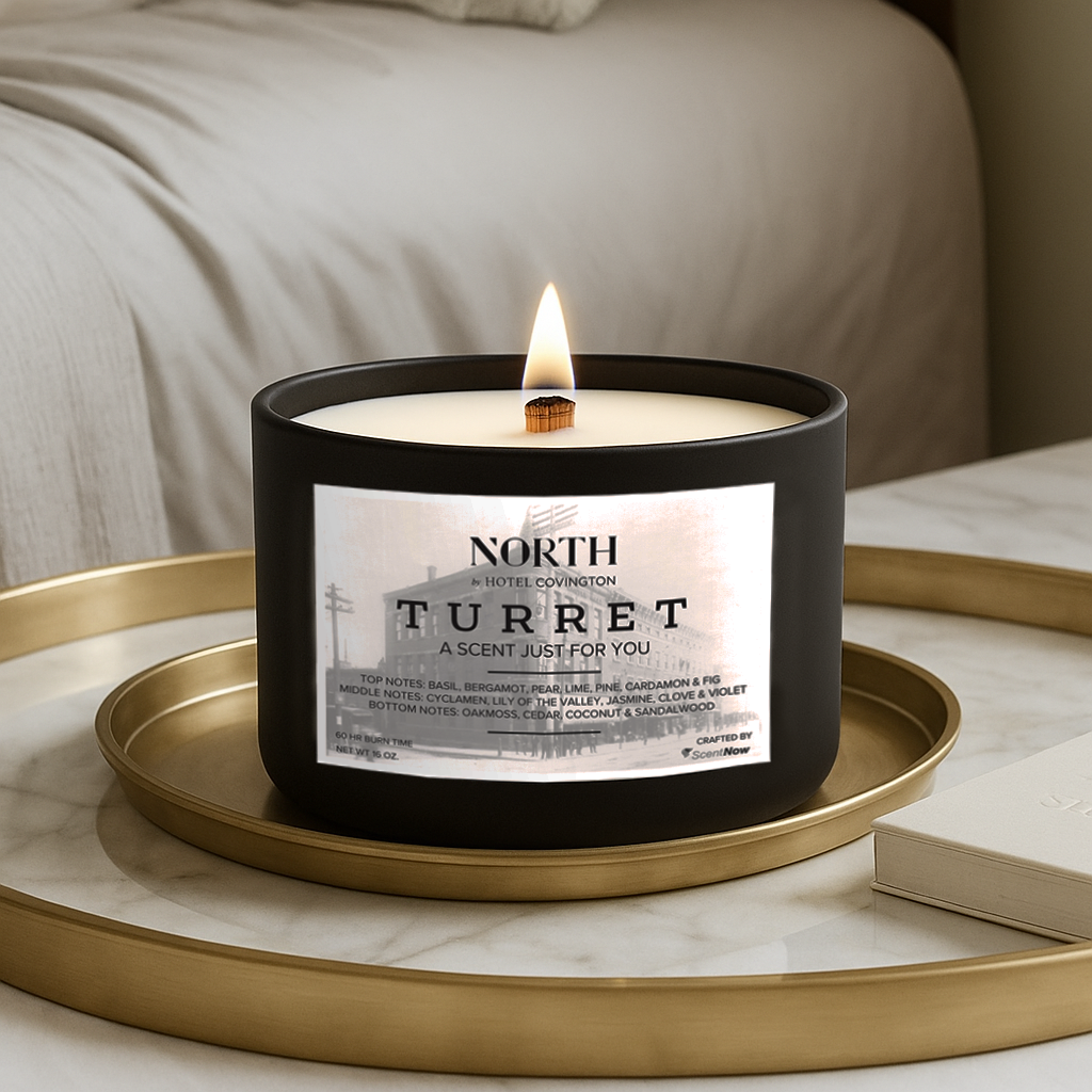 North by Hotel Covington Turret Candle